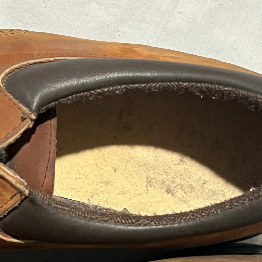VTG Red Wing Mens Brown Leather Super Sole Moc Steel Toe Shoes ANSI Z41 Sz 12.5